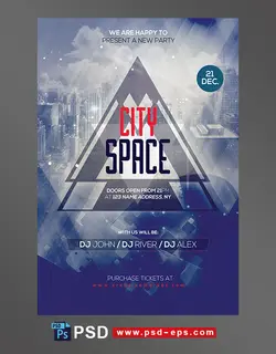 طرح آماده لایه باز پوستر یا تراکت با موضوع ساختمان سازی شهرسازی مهندسان عمران برج سازی