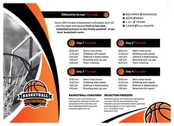 طرح آماده لایه باز بروشور سه لت ویژه باشگاه های ورزشی بدنسازی کلاس های ورزشی مسابقات بسکتبال