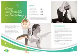 طرح آماده لایه باز بروشور سه لت دورو ویژه شرکت های ورزشی بدنسازی فیتنس باشگاه های ورزشی یوگا کلاس های آموزشی ورزش