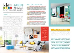 طرح آماده لایه باز بروشور سه لت دو رو ویژه شرکت های طراحی دکوراسیون داخلی منزل عروس لوازم منزل لوازم خانگی رنگ کاری شرکت های تجاری بازرگانی