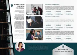 طرح لایه باز بروشور ویژه کتابخانه ها و مراکز آموزشی دانشگاه ها و موسسات آموزشی