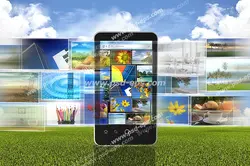 عکس با کیفیت موبایل یا گوشی تلفن همراه با تصاویر طبیعت و ساختمان ها