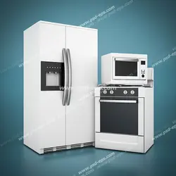 عکس با کیفیت لوازم منزل مانند یخچال ، مایکروویو ،گاز فردار