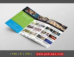 بروشور سه لت لایه باز تبلیغاتی جشنواره و فستیوال غذا و نوشیدنی با انواع خوراکی ها و شیرینی و کیک ها ، رستوران ها و کافی شاپ ها یا دانلود بروشور سه لت مسابقه آشپزی