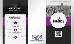 کارت ویزیت لایه باز تبلیغاتی شرکت های ساختمانی و انبوه ساز در هفت رنگ متفاوت یا دانلود کارت ویزیت عمودی با تصاویر ساختمان های بلند و طراحی شیک و ساده