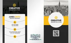 کارت ویزیت لایه باز تبلیغاتی شرکت های ساختمانی و انبوه ساز در هفت رنگ متفاوت یا دانلود کارت ویزیت عمودی با تصاویر ساختمان های بلند و طراحی شیک و ساده