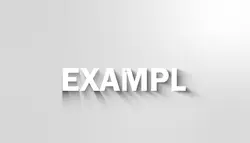 قالب لایه باز آرم تایم ( after effect )آرم تایم سایه کلمه exampl