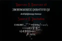 فونت بلک لتر سبک قدیمی Hewalk