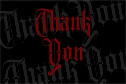 فونت بلک لتر سبک قدیمی Hewalk