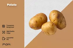 PNG سیب زمینی دوربری شده