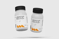 موکاپ قوطی پلاستیکی پزشکی