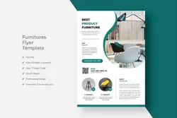 طرح تراکت نمایشگاه مبلمان