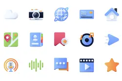 50 آیکون اپ موبایل