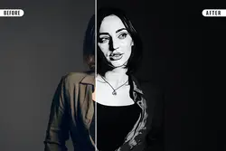 افکت وکتور آرت فتوشاپ