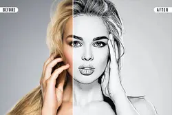 افکت وکتور آرت فتوشاپ