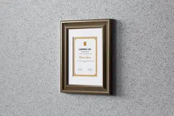 موکاپ قاب لوح تقدیر