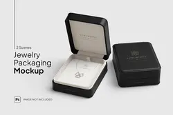 موکاپ جعبه طلا و جواهر