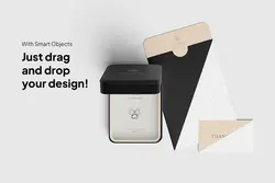 موکاپ جعبه طلا و جواهر