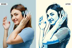 افکت پاپ آرت روی عکس