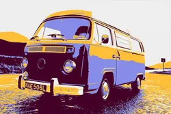 افکت عکس پاپ آرت رترو