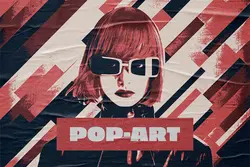 افکت عکس پاپ آرت روغنی