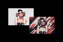 افکت عکس پاپ آرت روغنی