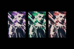 افکت عکس پاپ آرت روغنی