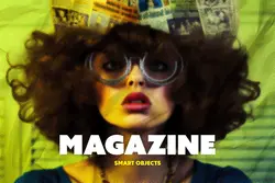 قالب عکس افکت چاپ مجلات قدیمی