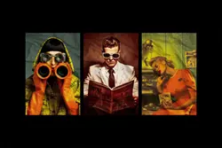 قالب عکس افکت چاپ مجلات قدیمی