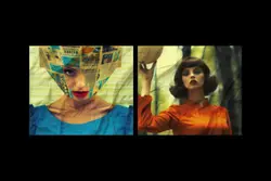 قالب عکس افکت چاپ مجلات قدیمی