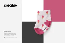 موکاپ جوراب کودک