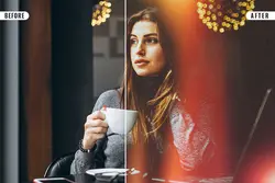 افکت عکس فیلم رترو فتوشاپ