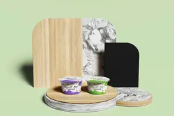 موکاپ ظرف ماست یک نفره