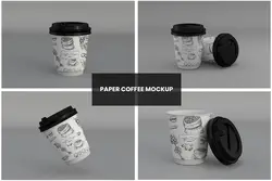 موکاپ لیوان کاغذی قهوه