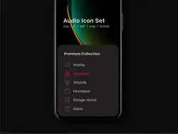 64 آیکون صدا و موسیقی