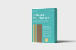 12 موکاپ جعبه نرم افزار با لوح فشرده