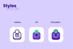 32 وکتور آیکون بازی و سرگرمی