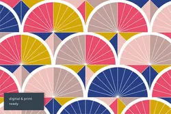 20 پترن پولک ماهی رترو