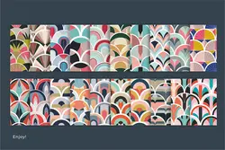 20 پترن پولک ماهی رترو