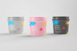 موکاپ سطل پلاستیکی