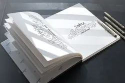 موکاپ دفتر طراحی و خوشنویسی