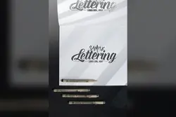 موکاپ دفتر طراحی و خوشنویسی