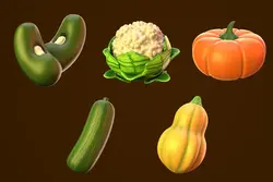 20 آیکون 3D سبزیجات