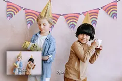 100 PNG پرچم جشن تولد