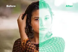 جلوه هنری هافتون فتوشاپ