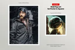 افکت عکس پاپ آرت فتوشاپ