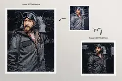 افکت عکس پاپ آرت فتوشاپ