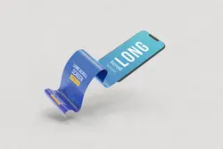 موکاپ اسکرول طولانی اپ موبایل