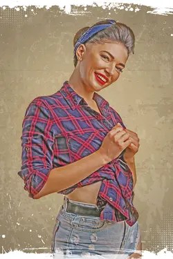 اکشن فتوشاپ افکت عکس قدیمی