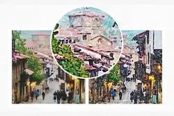 اکشن فتوشاپ تبدیل عکس به نقاشی ماژیک